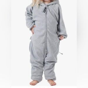 Forever Lazy Unisex Detachable Feet Kids Onesie Size XL